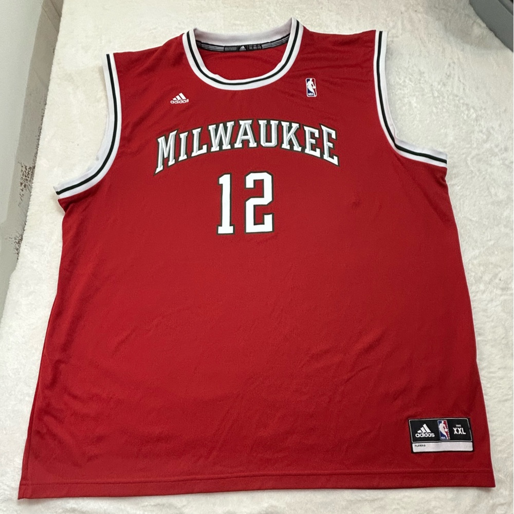 Milwaukee Bucks Adidas Red Adult XXL NBA Jersey